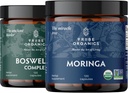 TRIBE ORGANICS 生命力 Duo - Boswellia Complex - Moringa - 用于联合支助,肌肉救济,能源,体重损失,脑功能