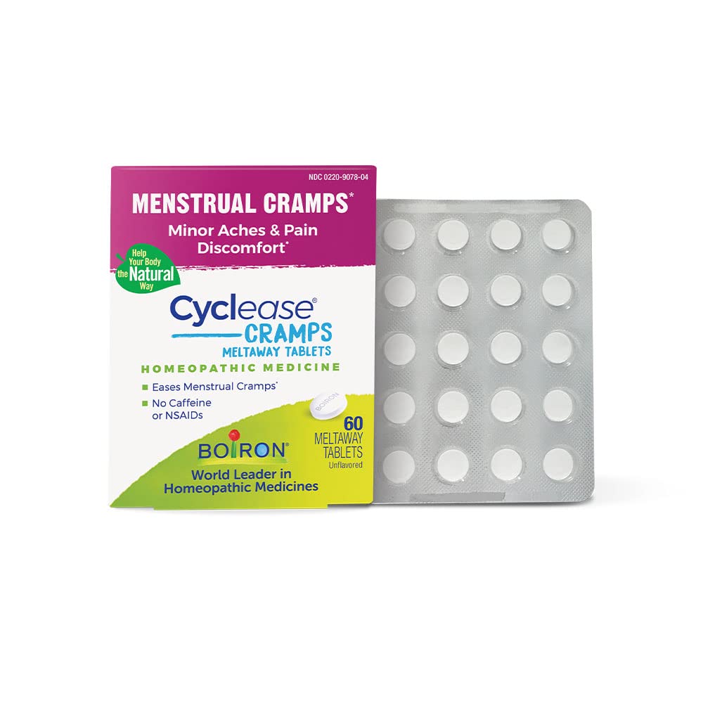Boiron Cyclease Cramps 用于缓解月经Cramps, Aches, Pain, and discomfort - 60 计数