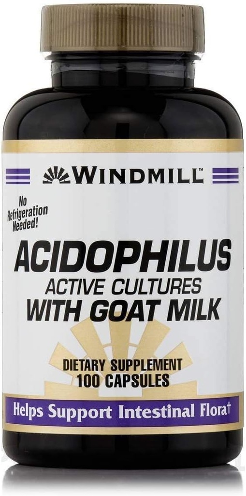 带山羊奶的酸op - 100 Capsules by Windmill