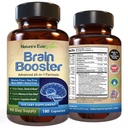 Brain Boster 40-in-1 聚焦、记忆、清晰、男女能量的公式补充、DMAE的认知功能诺诺特支持、Brain Health Formula(180 Capsules - 90天供应)