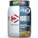 Dymatize x 水果卵石 ISO100 Whey蛋白质蛋白酸盐, 蛋白质25g, 20 services, 5.5g BCAAs, 120 Cal., Gluten Free, 1g Fat, 1g Sugar, 2g Carb (24 services)