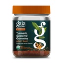 Gaia Herbs Turmeric 最高成人日报 Gummys-Daily Swelling Support for Half, Active Life-USDA 认证的Turmeric与支持性草药有机混合物 40 Gummys(20日供应)