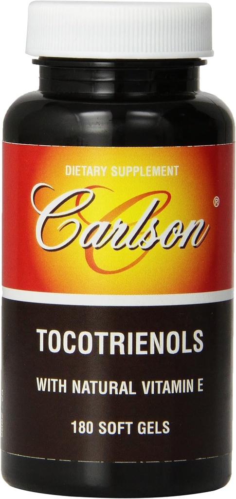 Carlson Labs Tocotrienols with Natural Vitamin E, 180 软胶