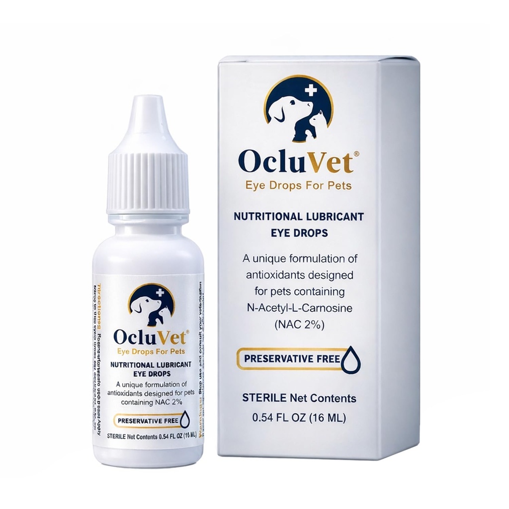 猫的眼滴 临床研究抗氧化剂 猫的催化剂 在美国制造 包括2% N-乙酰-L-卡诺辛(NAC) 16mL
