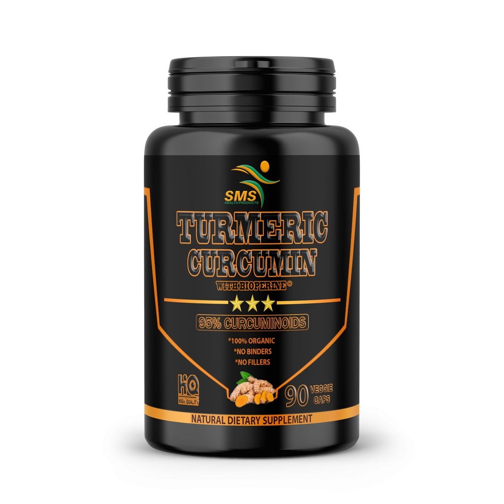 Turmeric Curcumin with Black Pepper 1,500mg → 90 Veggie Capsules → 饮食补充,95% 标准化 Curcuminoids & Bioperine for potency & Absociation → 非 GMO, Gluten Free