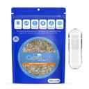 Capsuline 大小 0 空 Gelatin Capsules, clear - 1000 Count QQ Gluten Free, Kosher, 非 GMO 认证的 QQ 纯波文药丸 Caps 用于 DIY 补充填充