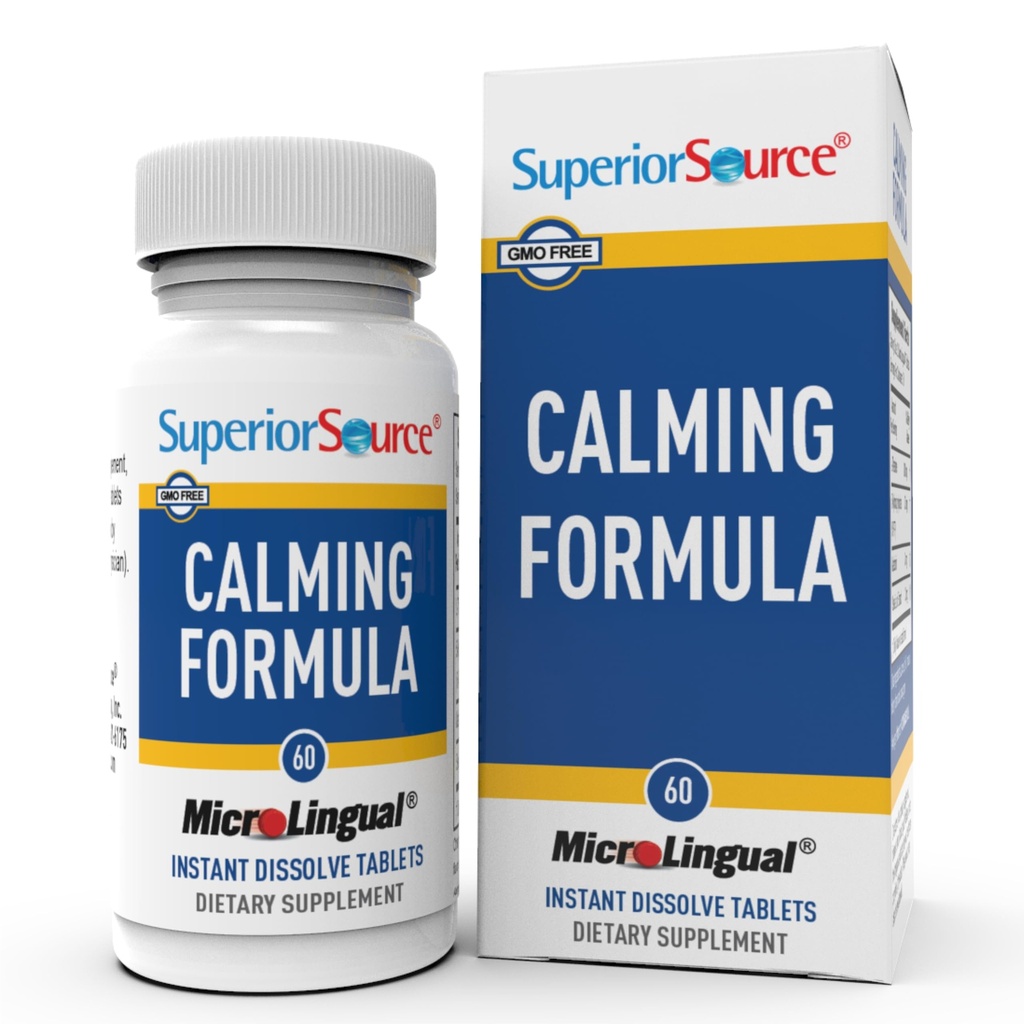 高级源代码 Calming 公式, L- Theanine, Melatonin, 在 Tonue 快速溶解微晶片下, 60 Ct, 5-HTP 增强血清素转化, 睡眠支持, 非 GMO