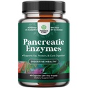 Pancreatin 消化酶促进古特健康 - Pancreative Enzyms Digision for Gut Health - Pancreative Enzymes for Protaase, Lipase & Amylase - Bloating, 胃健康,脂肪,碳和蛋白质 - 60 Counter
