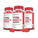 合理实验室( 3 Pack Virtual Grow XL 性能 Gummys 1000MG 高级公式, 与 ACV Pomegranate Beet Juice Powder B12 Vegan Non GMO 180 Gummys 共同设计)