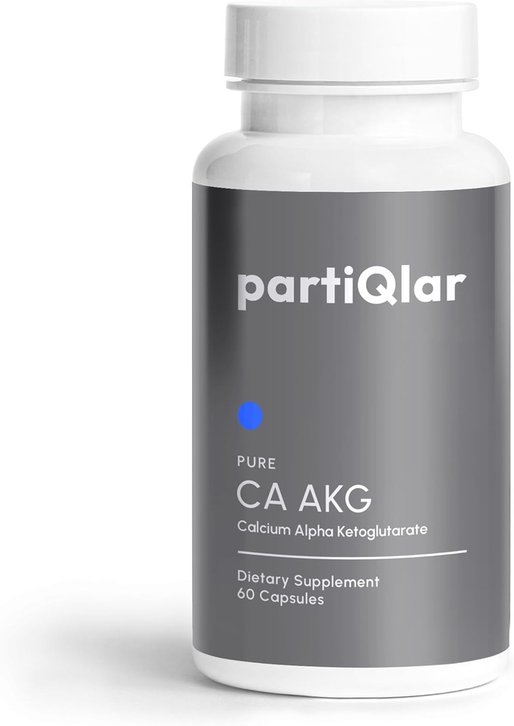 CA AKG 补编 - 纯 Alpha Ketoglutarate 具有高度生物可活性 - Calcium AKG 补编 1000 mg/ 2 Capsule Service - 支持健康衰老过程 - 在美国制造 - 60 Capsules