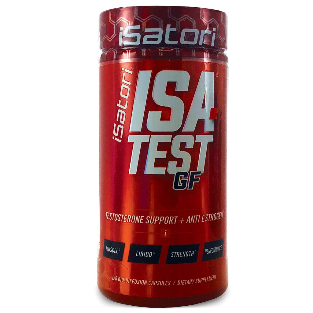 iSatori ISA-测试GF 高性能 - 增强力量和增强肌肉质量 - 锻炼和运动的硬核训练 - 无腺素抗雌激素复合体 - 120个胸罩