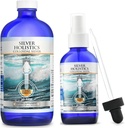 Silver HOLISTICS Coloidal Silver Liquid Bundle – 包括 Coloidal Splay (4 OZ) 和 填充溶液(16 OZ) 自由滴水器 - 儿童、成人和宠物的免疫辅助剂