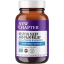 新的一章睡眠援助,休息和痛苦救济,Melatonin & Ginger睡眠补充,Gluten Free and Non-GMO, 30个蔬菜卡普尔