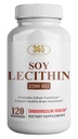 HEALTH LFE Lecithin 1200mg,高潜力,120软胶,基本脂肪酸的自然结合,支持脑和神经功能-Lecithin食品等级,每服1200mg,饮食补充