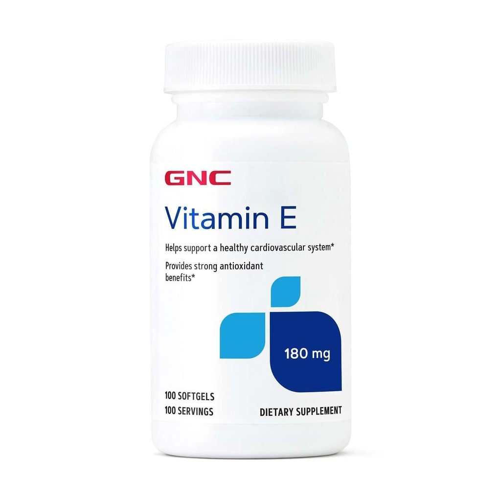 GNC 维生素E 200mg 支持健康心血管系统,100种服务