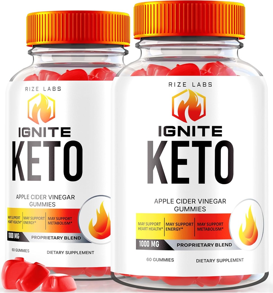 rize 实验室(2 Ignite Keto ACV Gummys for Advanced Wight Loss, 饮食补充(120 Gummys))
