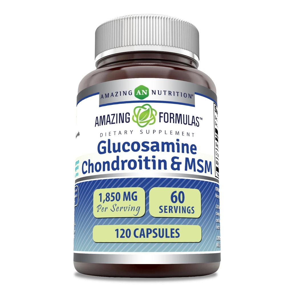美国制造的Glucosamine Chondroitin MSM 1850毫克