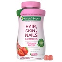 (原始内容存档于2018-09-21) (英语). Nature's Bounty Optimal Solutions Hair, Skin and Nails Pectin Gummys, 2500 mcg Biotin per service, no stick Gummy, Vegearian Formula, 草莓 Flavor, 200 计数, 100 总服务量).