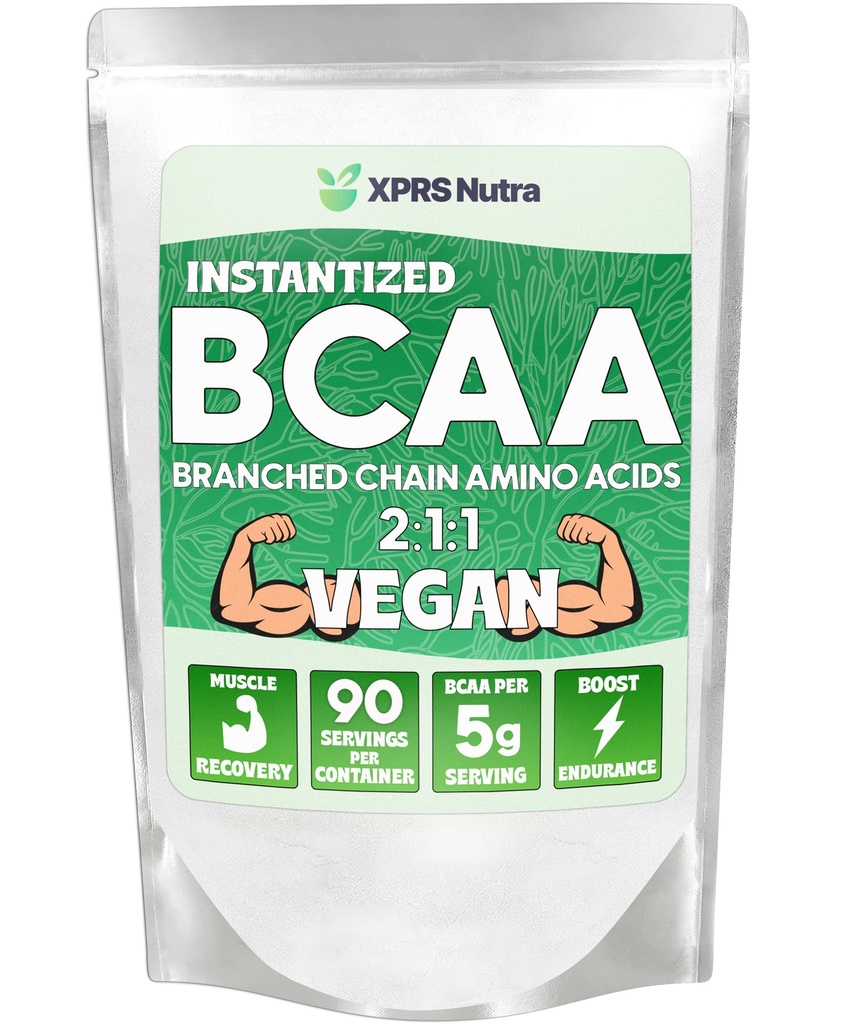 XPRS Nutra BCAA粉 - 男子氨基酸补充剂 - 不受欢迎的BCAA 劳动补充剂 - 男子健身补充剂 - 女子健身后康复氨基酸补充剂(1英镑)