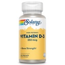 SOLARAY 维生素D3 1000IU(250 mcg) - 高发性维生素D - 以VIT D3为Cholecalciferol - 强骨和免疫支持补充 - 60日保障,60名服务,60名Veg Caps