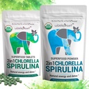 氯草原螺旋藻(Chlorella Spirulina Powder) 有机体 + Spirulina 氯草原片 → 有机体 → 富含氯phy 绿色超食品 粉末和石膏