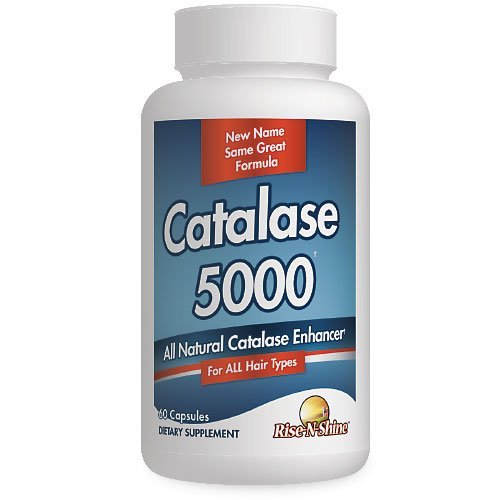 Rise-N-Shine Catalase Supplement 5000 - 强抗氧化剂酶促进毛发健康支持 - 强发的毛发补充 - 60 Capsules(30天供应)