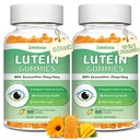 2 Pack Lutein Gummys 25mg, 糖自由Lutein Zeaxanthin 补充 Gummys, 成人眼健康补充, 视觉和蓝光保护眼维生素Lutein, 芒果火焰, 120 Counter