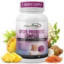 MoxyVites Spore Probiotic Complex - All in One Prebiotics and Probiotics for Digestive Health, Postbiotic, Digestive Ezymes Daily 补编 - Spore 基于男女的Probiotics
