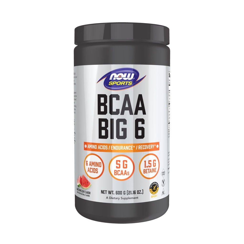 现在食品运动营养,BCAA(断链氨酸) 大6,西瓜火焰,600克