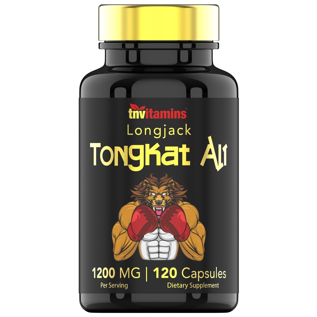 男子Tongkat Ali:1200 mg x 120 Capsules 也被称为长条根 100% 全自然和超潜能 Tongkat Ali 补编 能源、动力、力量、运动性能和运动营养