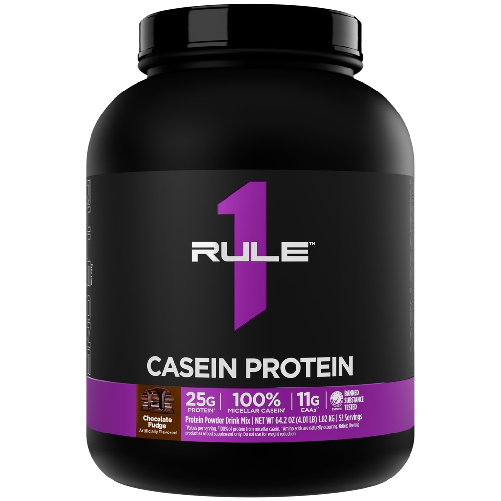 规则1 Casein蛋白 - 25g 蛋白质和11g EAAs Pervice from Slow-Release Micellar Casein for over night Recover and sublished Protein (4英镑*,巧克力糖)