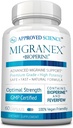获批准的Science Migranex - Migraine & Headache - 镁,Feverfew - 60 Capsules - Pack of 1 - Vegan