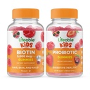 活生生素儿童 + Probiotic 2 亿 CPU 儿童,Gummys Bundle - 大品尝,维生素补充,Gluten Free, GMO Free, Chewable Gummy