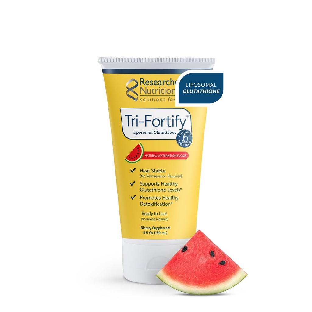 研究营养素 Liposomal Glutathione(450mg) 液态Gel + 维生素C - 三加固 - 援助自然能源,免疫支持和解毒 - 临床研究吸收 - 西瓜(5 Fl Oz)
