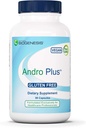 Nutra BioGenesis Andro Plus - Tribulus Terrestris Extraction for Men, Maca Root Supplement for Men's Virentity with Muira Puama, 健康与健康支持 - 90 植物科植物 Capsules