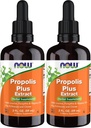 NOW 补编,Propolis Plus 提取液体与滴水器,草药补编,2-Ounce(包2)