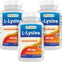 Best Naturals L-Lysine 500 mg 250 片(250个计数(3包))