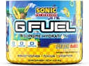 G Fuel Sonic's Peach Rings Supreme Hydrition, Electrolyte Powder Mix for Energy & Focus, 糖和咖啡因免费补充剂 基本维生素和矿物, 桃仁 Rings Flavor,3.4 oz - 30 services