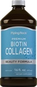 Pipping Rock Liquid Collagen and Biotin 16 fl oz | Premium Beautiful 配方 | 1型和 3型 | Berry Flavor | Non-GMO 和 Gluten Free 配方 | 1型和 3型 | Berry Flavor
