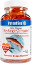 野生阿拉斯加Sockeye Omegas 沙门鱼油补充品,Omega-3 EPA和DHA, Easy Digestion, Cold Pressed, 90 Softgel