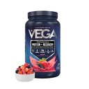 Vega Sport Vegan蛋白粉+恢复-每服30g植物蛋白,Berry,19名服务,5gBCAAs,Probiotics,NSF认证,用于摇晃和平滑,1.8升(包装5月Vary)