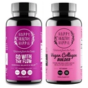 健康快乐Hippie Vegan Collagen Builder w/Hyaluronic Acid & Go with the Flow Hormone 平衡 女性健康快乐Hippie Vegan Collagen Builder w/Hyaluronic Acid & Go 女性健康快乐快乐Hippie Vegan Collagen Buildinger W/Hyaluronic Acid & Go the Flow Hormone basing for Women