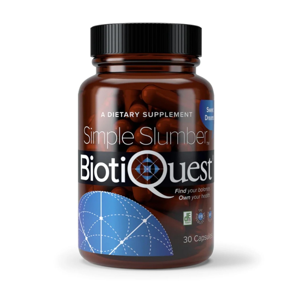 BiotiQuest 简单贫民窟疗法,帮助改善睡眠质量和口腔健康,18亿CFU、非GMO和Gluten Free,30 Capsules