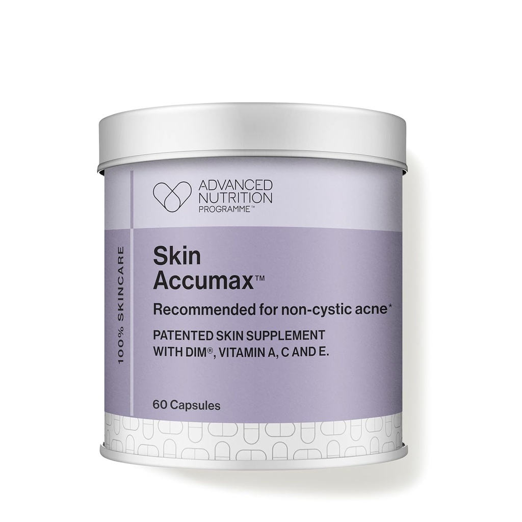 Jane iredale Skin Accumax 营养补充Capsules 改善Acne和促进健康皮肤含有维生素A、C和E Vegan & Gluten-Free