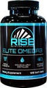 精英Omega 3 营养补充 – Omega-3 脂肪酸 包括EPA和DHA – 心与免疫支持 – 无鱼余味 120软胶