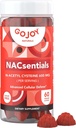 GOJOY NACsentifics 7-in-1 NAC Gummys 600mg – 支持Glutathione,liver & Antioxidant Wellness – N-乙酰Cysteine 与维生素C,ALA,Quercetin & Astaxanthin – Vegan,无糖