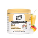 Wonderbelly Bloat + Gas Relief, Extrastrong Chewable 片, 125 mg Simethicone, No Talc 或 Dye, 芒果滑冰, 42 计数