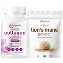 Micro Infedions 多科拉根复合体和狮子马恩蘑菇 补充粉末包 2 Pack → Grass-Fed Collagen Peptides → 大脑、能源、和免疫健康天然超级食品