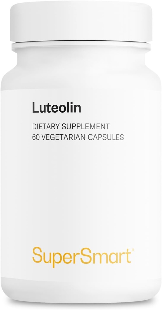 Supersmart - Luteolin 100mg/日(80% Flavonoid) - Brain, Memory & Nervous 系统支持补编 QQ Non-GMO & Gluten Free - 60 蔬菜卡普尔