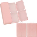 FYY Daily Pill Organizationer 2 Pcs 7 比较式便携式Pill案旅行,皮皮袋用于持有维生素、Cod Liver油、补充剂和药剂的防腐箱
